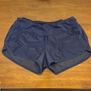 Lululemon Navy Shorts 2 inch size 6